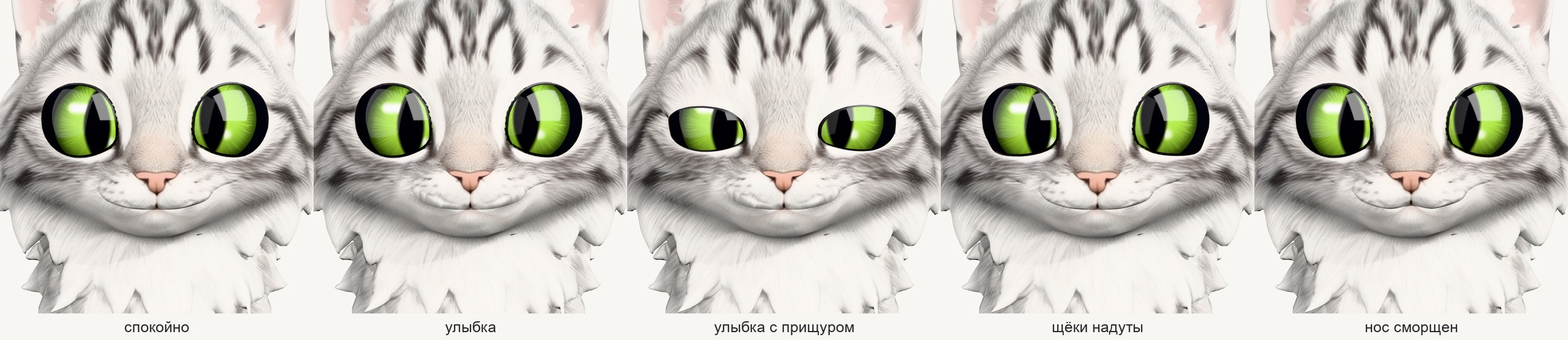 Пять выражений морды
